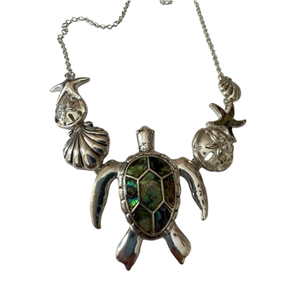 Silver Turtle necklace